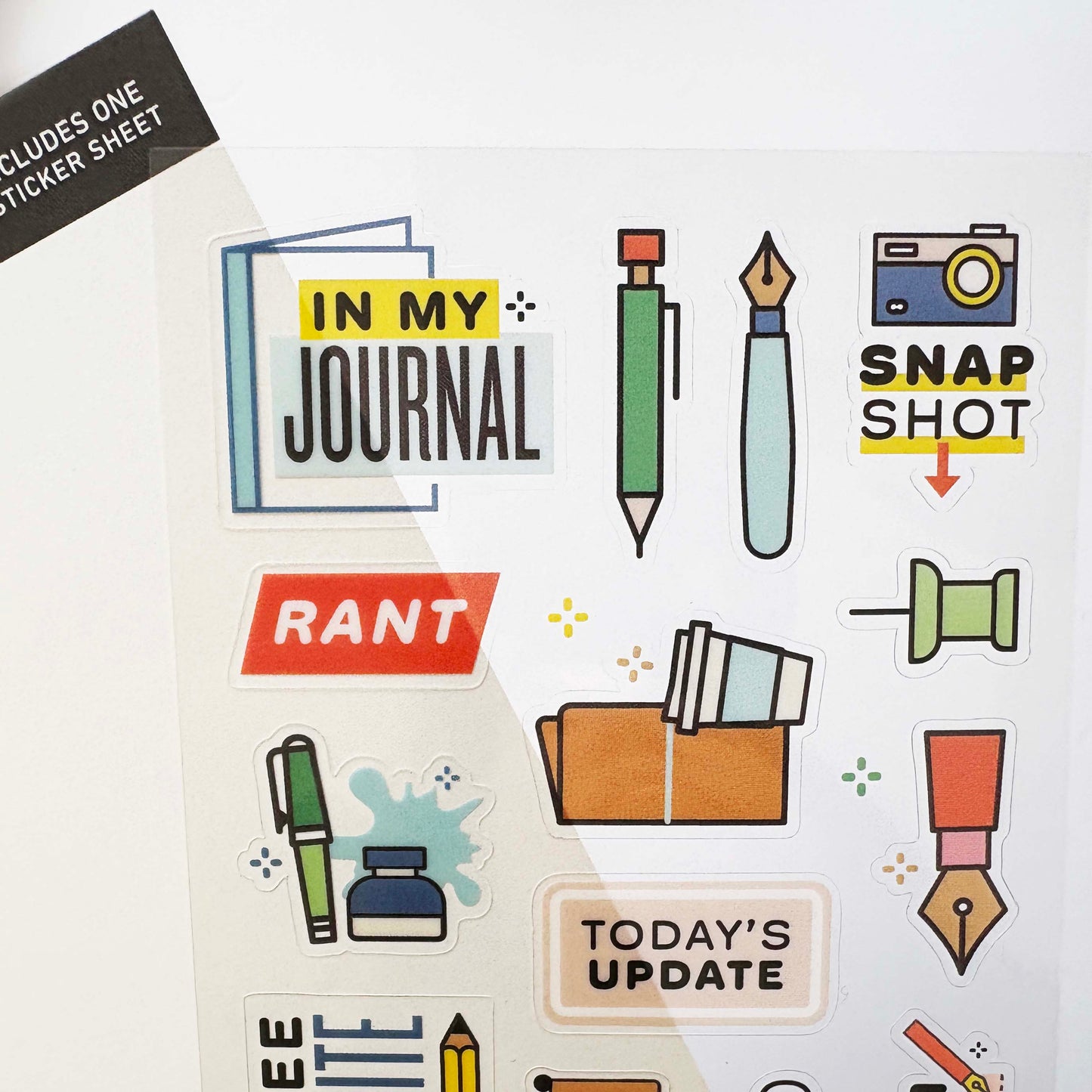 In My Journal - Clear Sticker Sheet