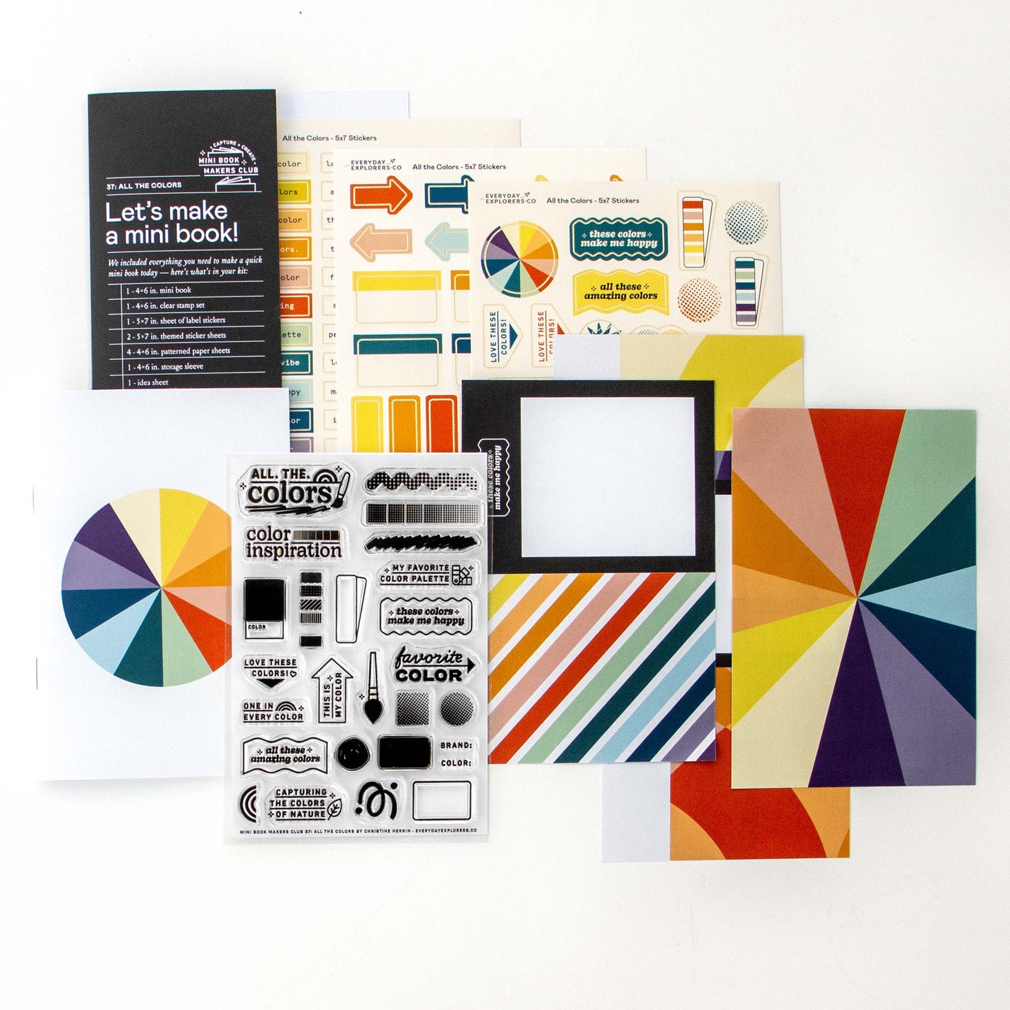 Mini Book Makers Club 37: All the Colors (April 2024)