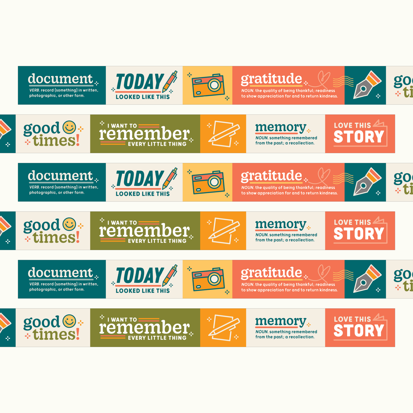 Documented - 15mm Washi Tape