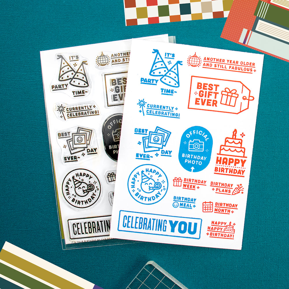 It's Your Birthday - 4x6 Clear Stamp Set