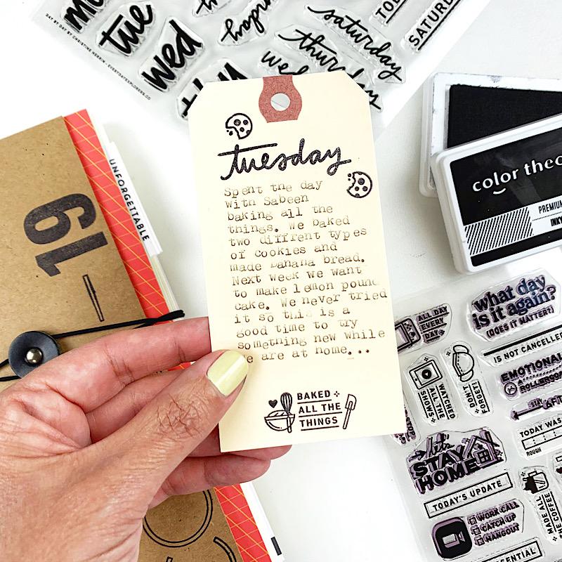 Day By Day - 6x8 Clear Stamp Set