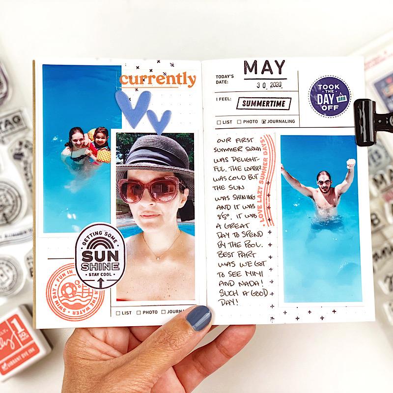 Summer Scenes - 4x6 Clear Stamp Set