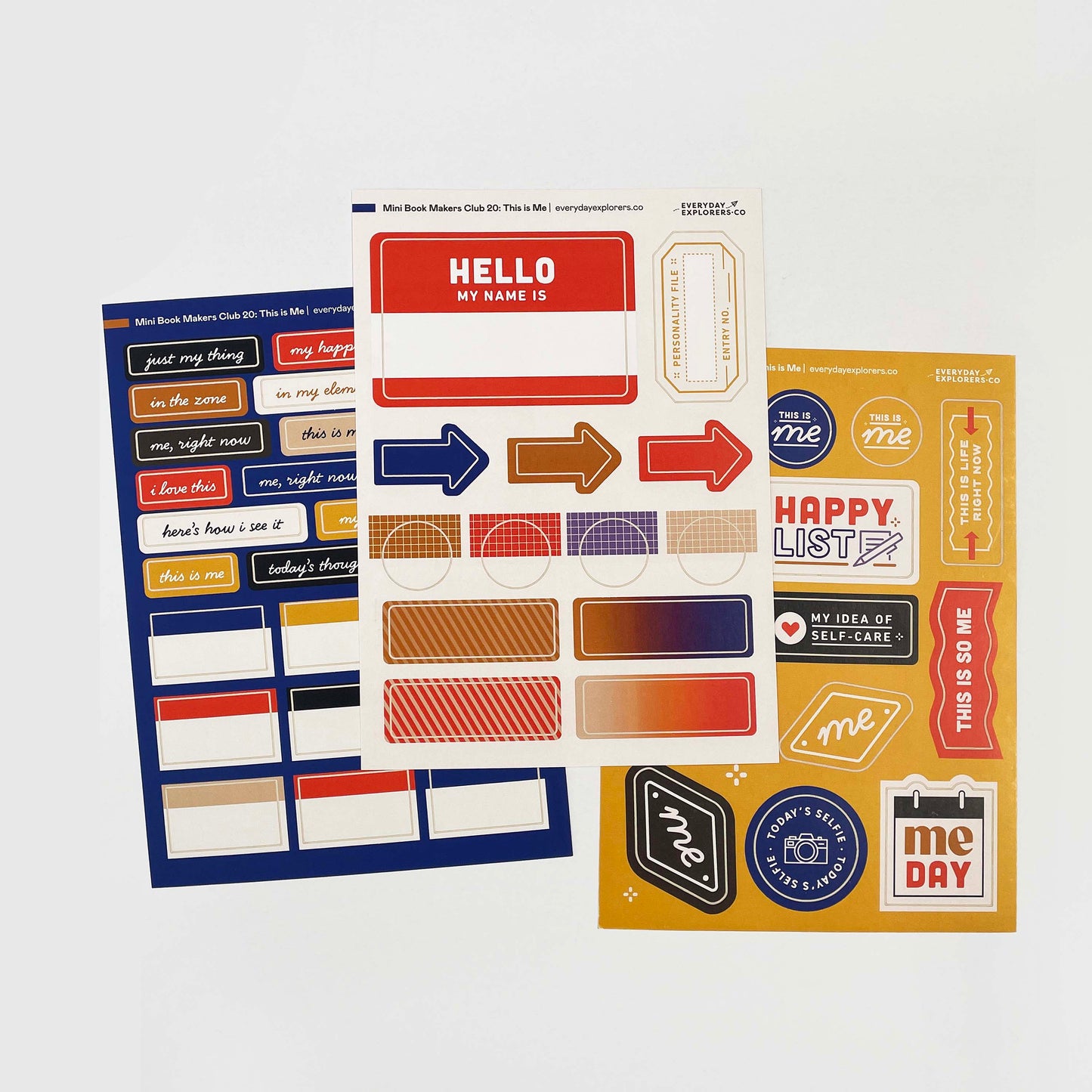 Mini Book Makers Club Kit 20: This is Me