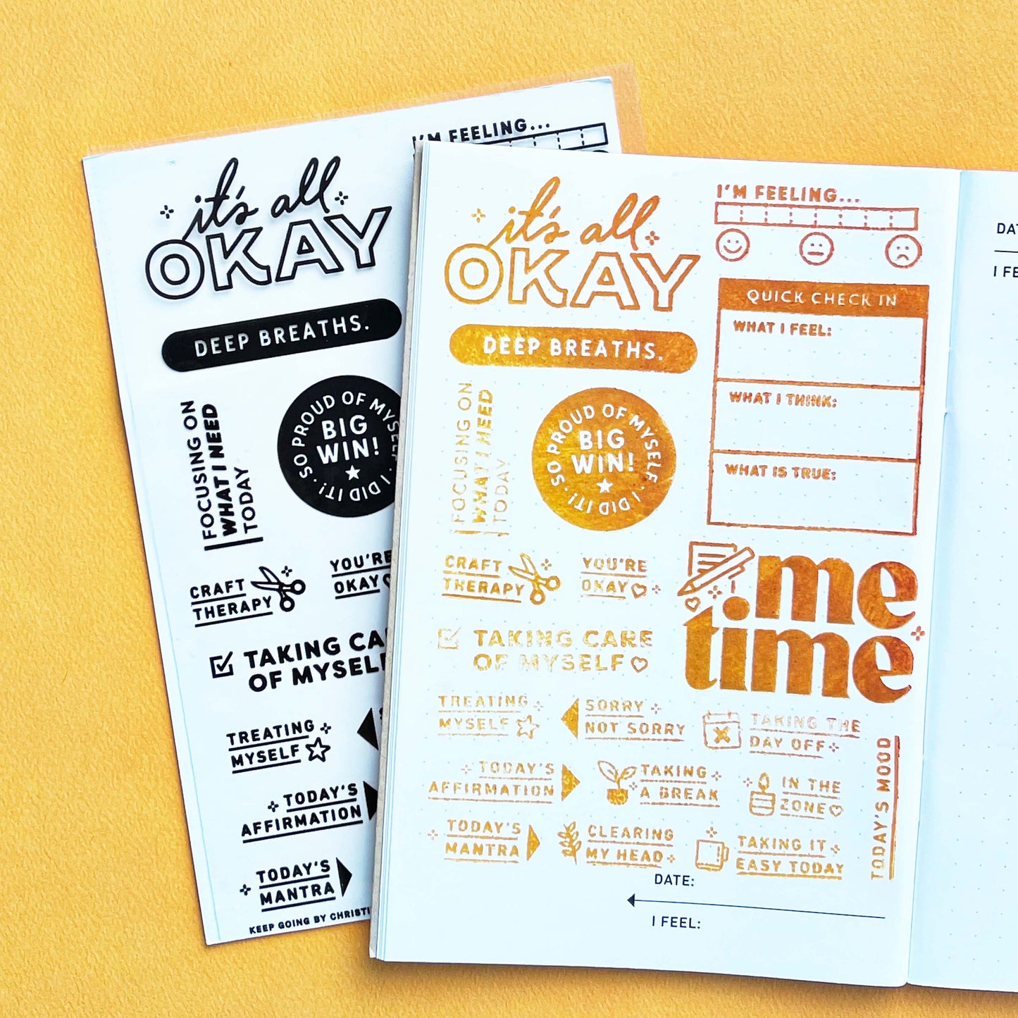 Keep Going - 4x6 Clear Stamp Set