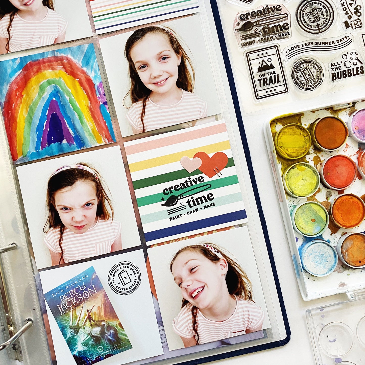 Summer Scenes - 4x6 Clear Stamp Set