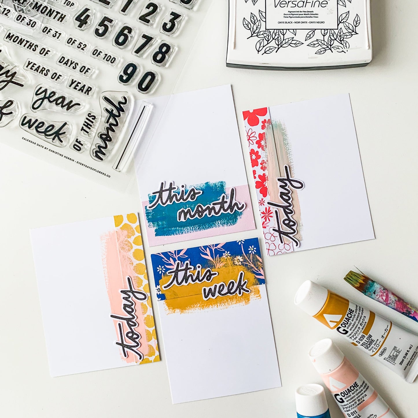 More Calendar Days - 6x8 Clear Stamp Set