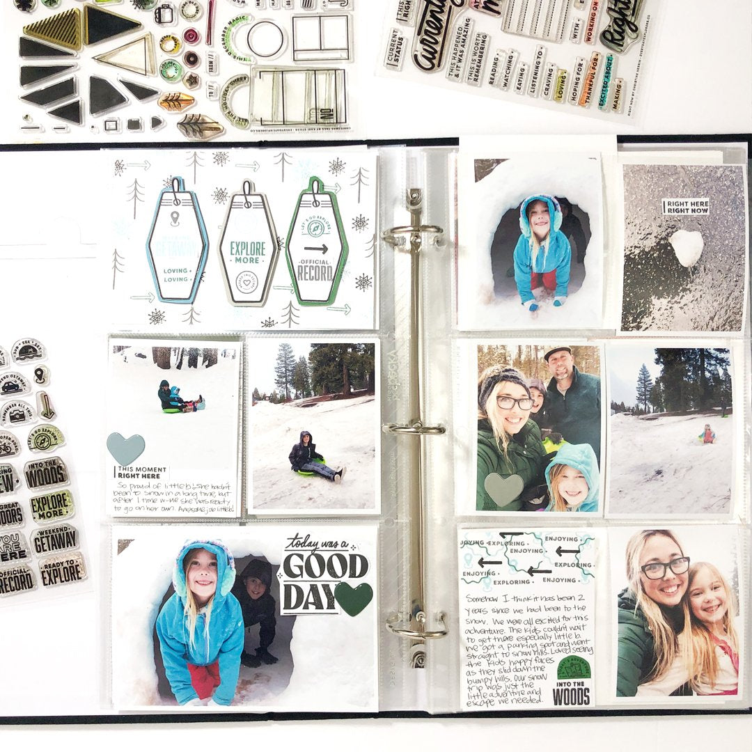 Ready to Explore - 4x6 Clear Stamp Set