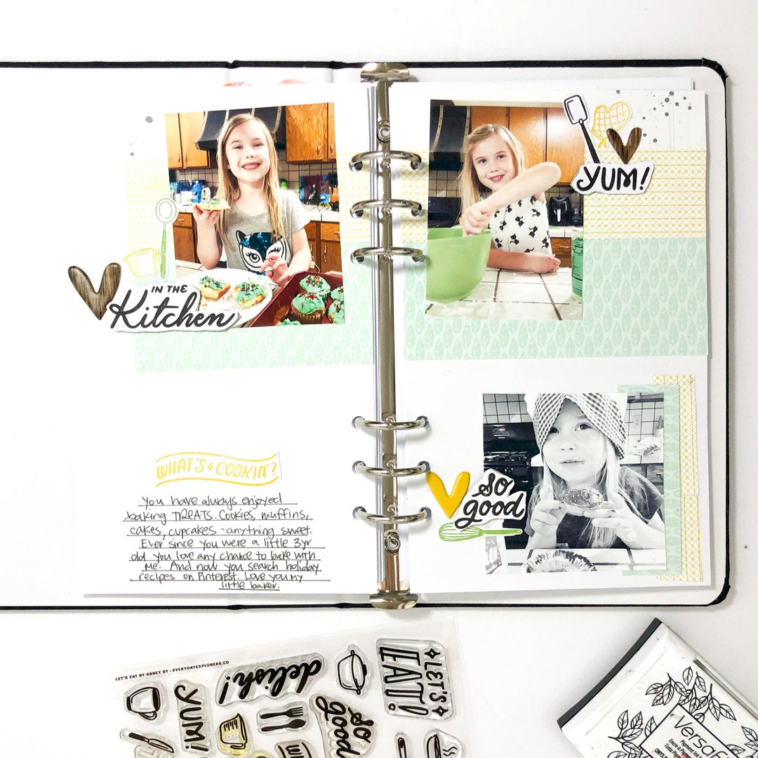 Let’s Eat by Abbey Sy - 4x6 Clear Stamp Set