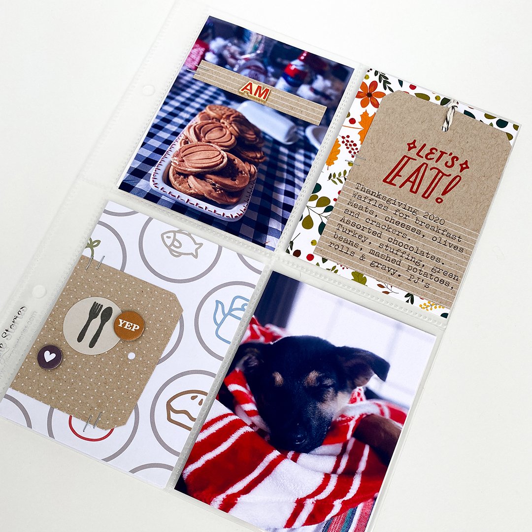 Let’s Eat by Abbey Sy - 4x6 Clear Stamp Set
