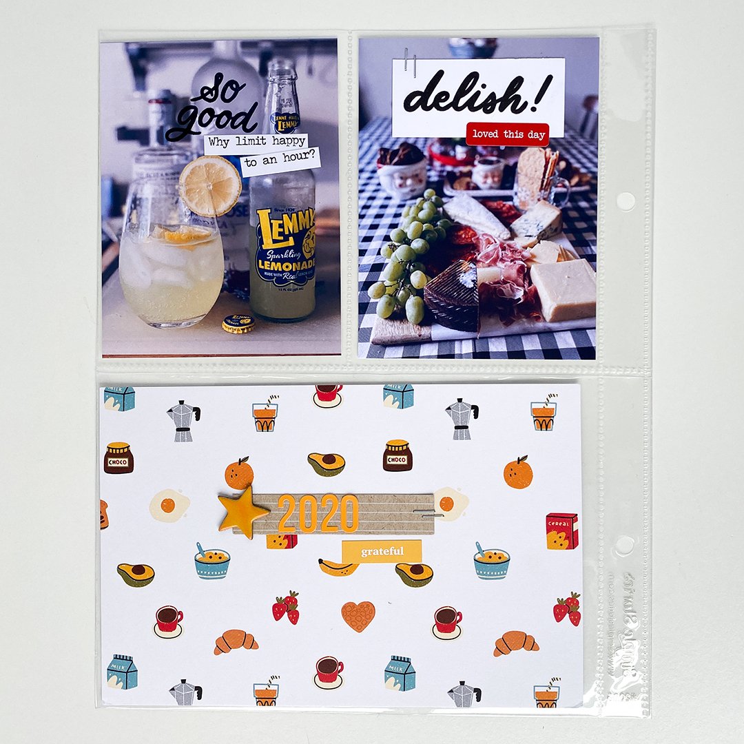 Let’s Eat by Abbey Sy - 4x6 Clear Stamp Set