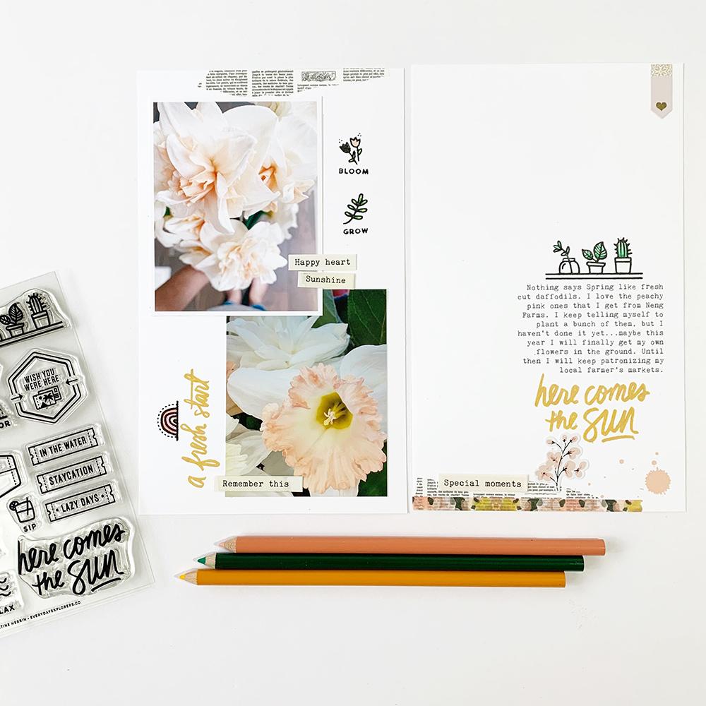 Spring is Here - 4x6 Clear Stamp Set