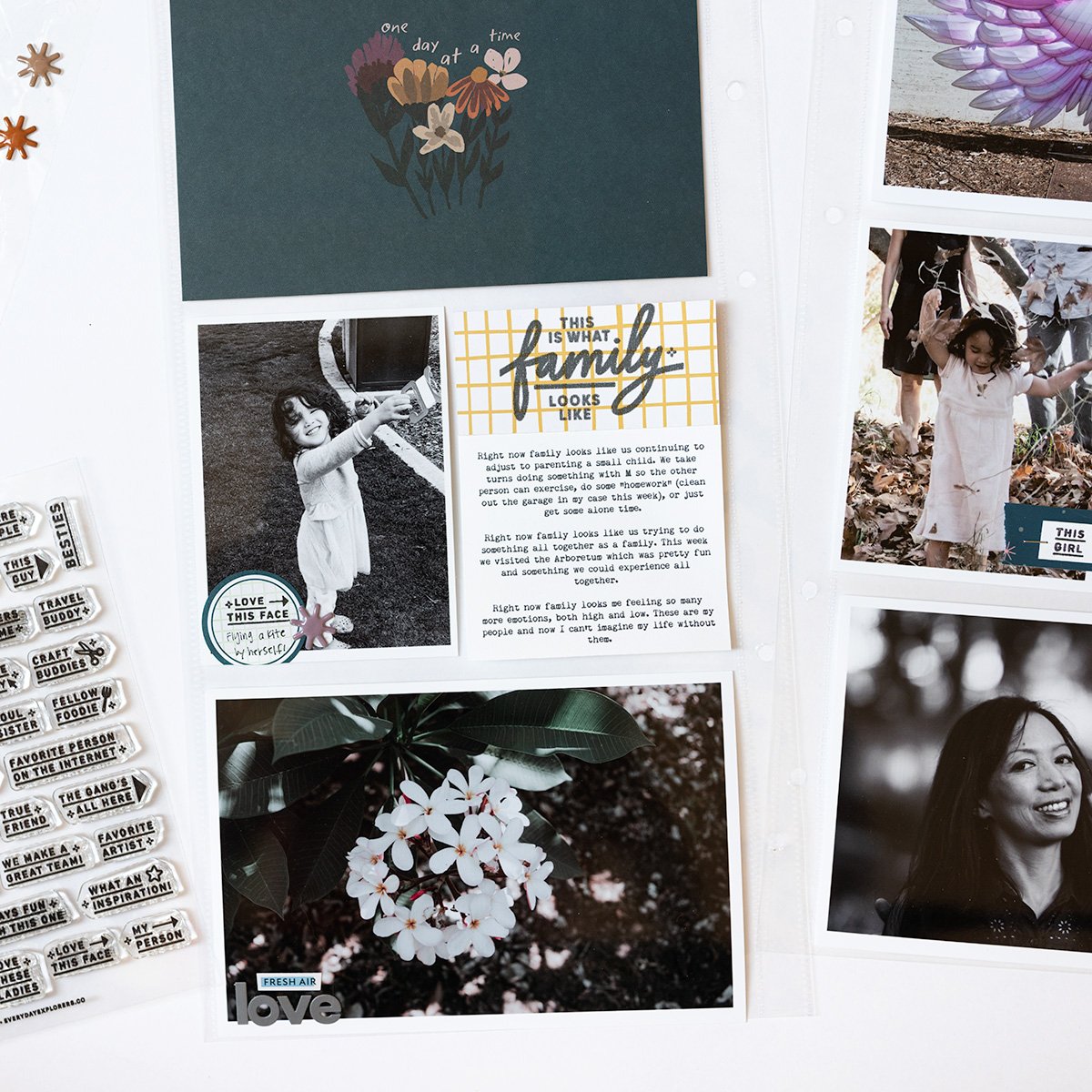 Family Story - 4x6 Clear Stamp Set