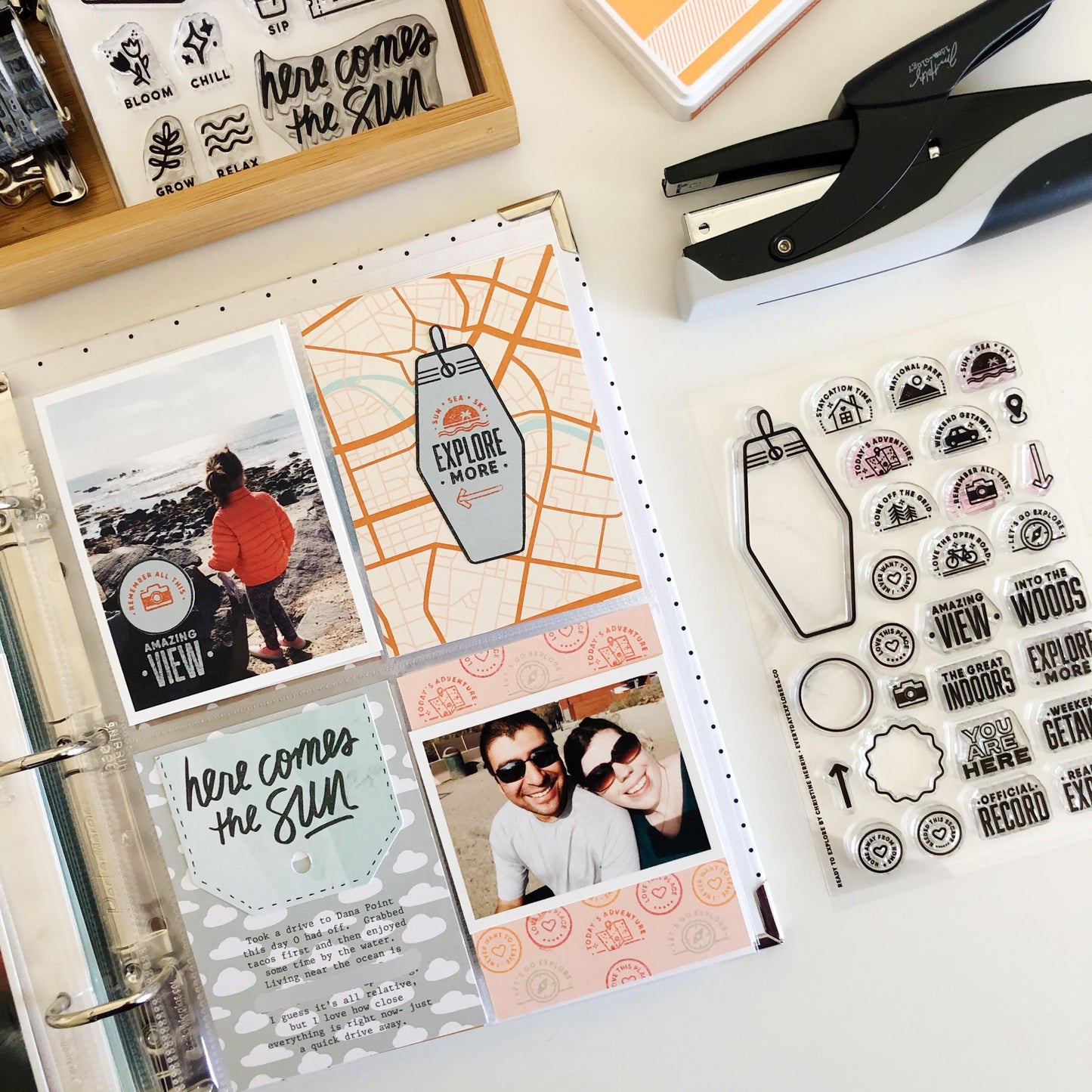 Ready to Explore - 4x6 Clear Stamp Set