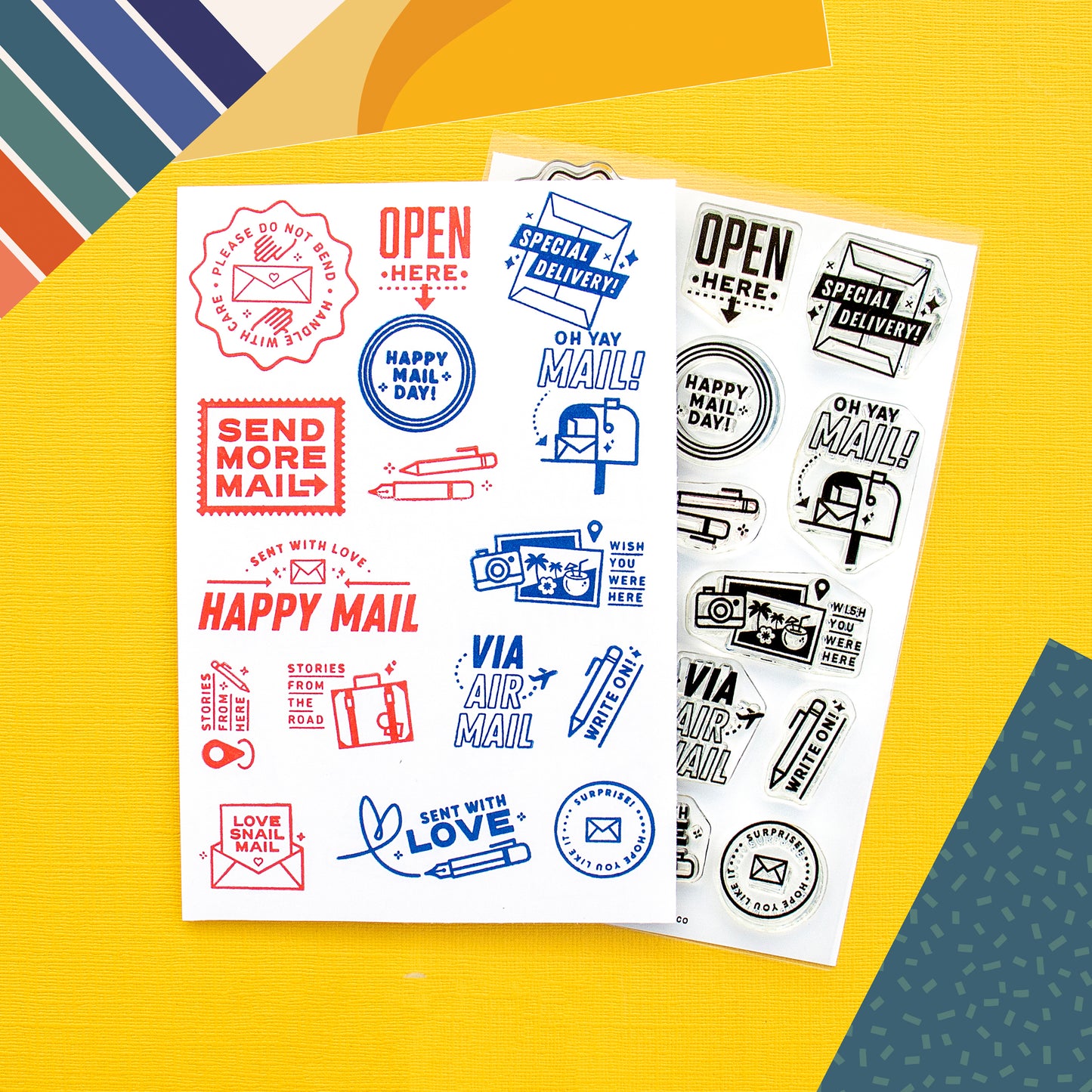 Send More Mail - 4x6 Clear Stamp Set