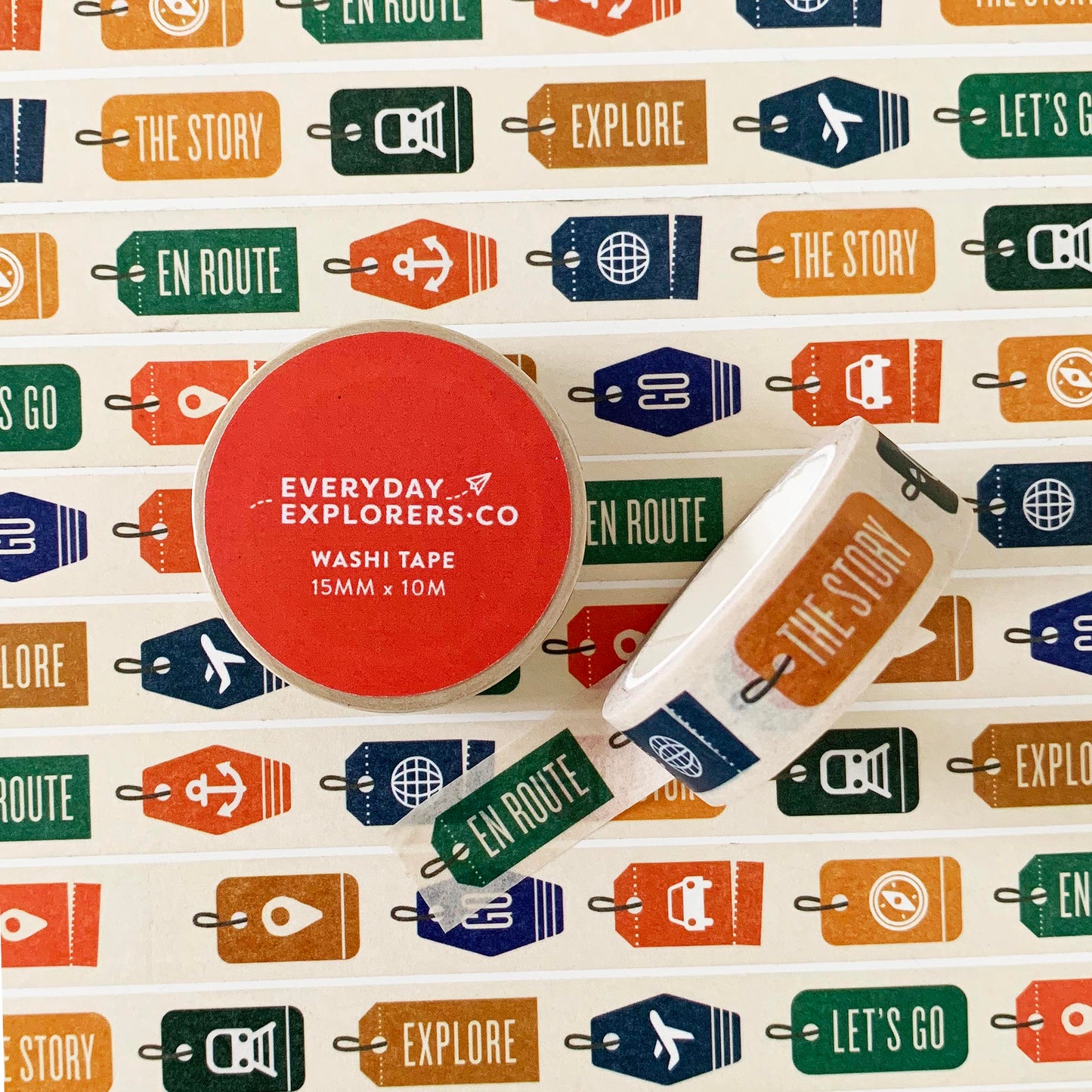Travel Tags - Washi Tape