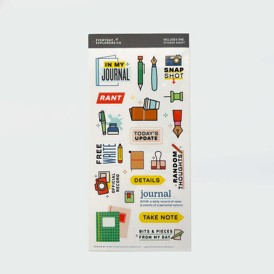 In My Journal - Clear Sticker Sheet