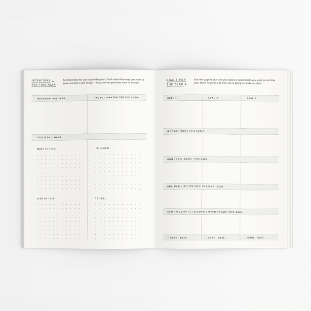 A Year of Big Goals & Everyday Wins (2024) - Undated Planner