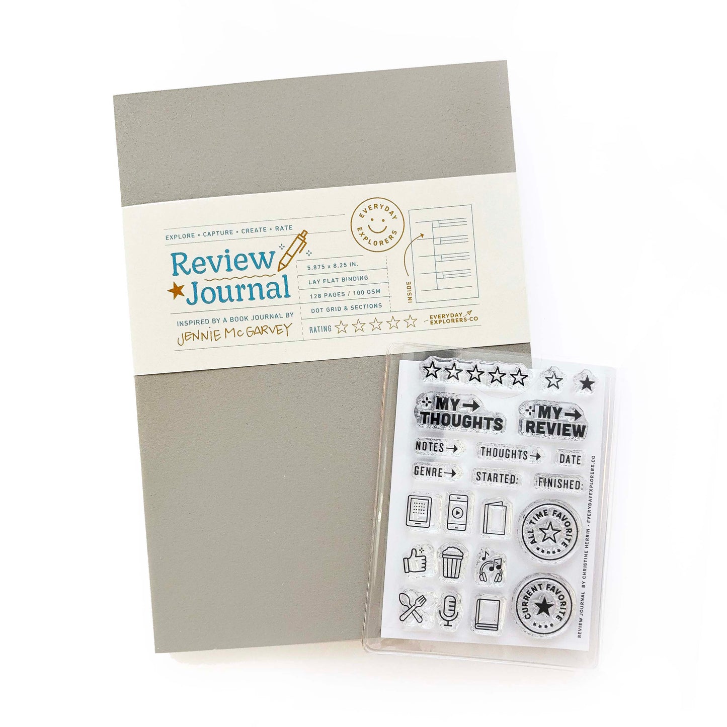 Review Journal and Stamp Bundle