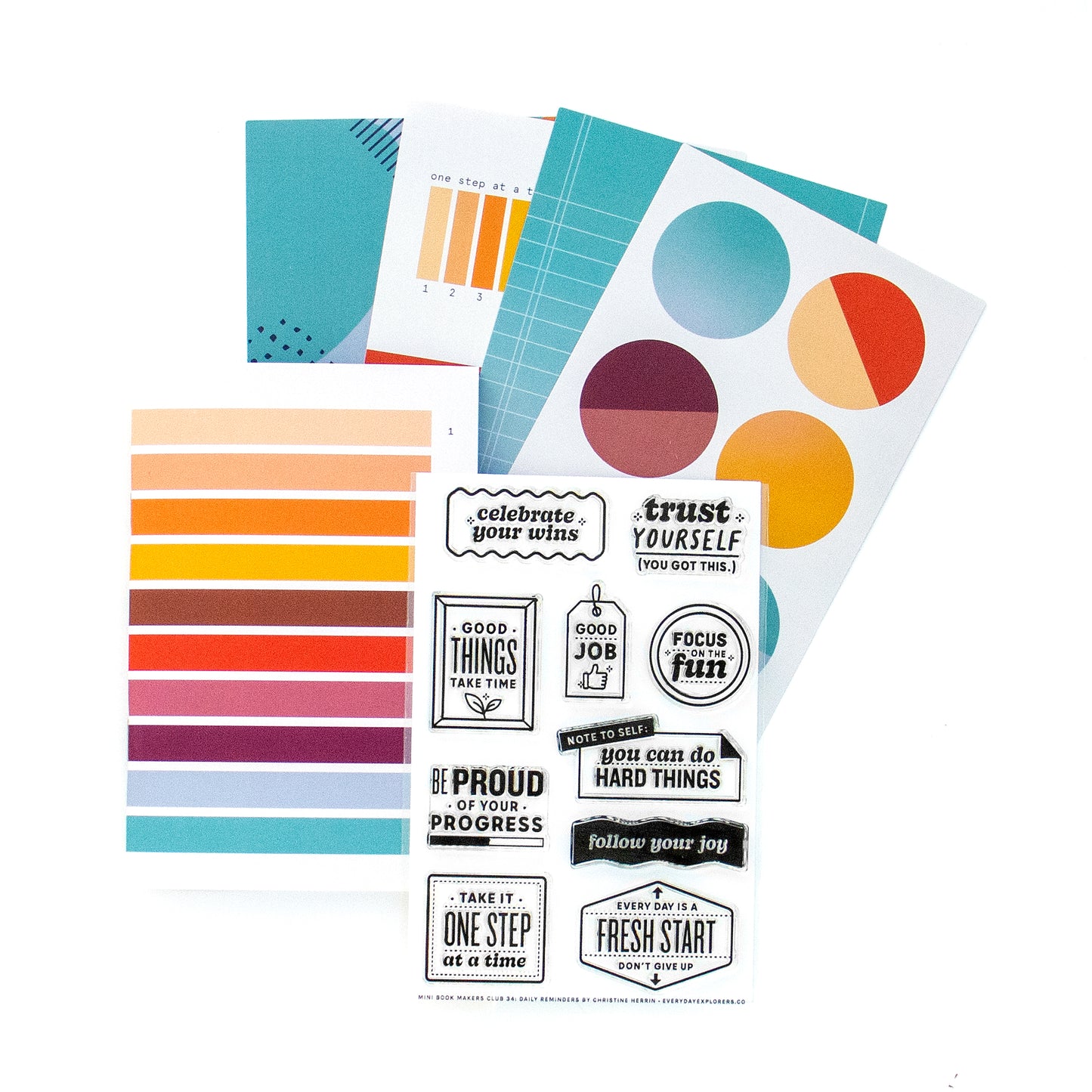 Mini Book Makers Club 34: Daily Reminders (January 2024)