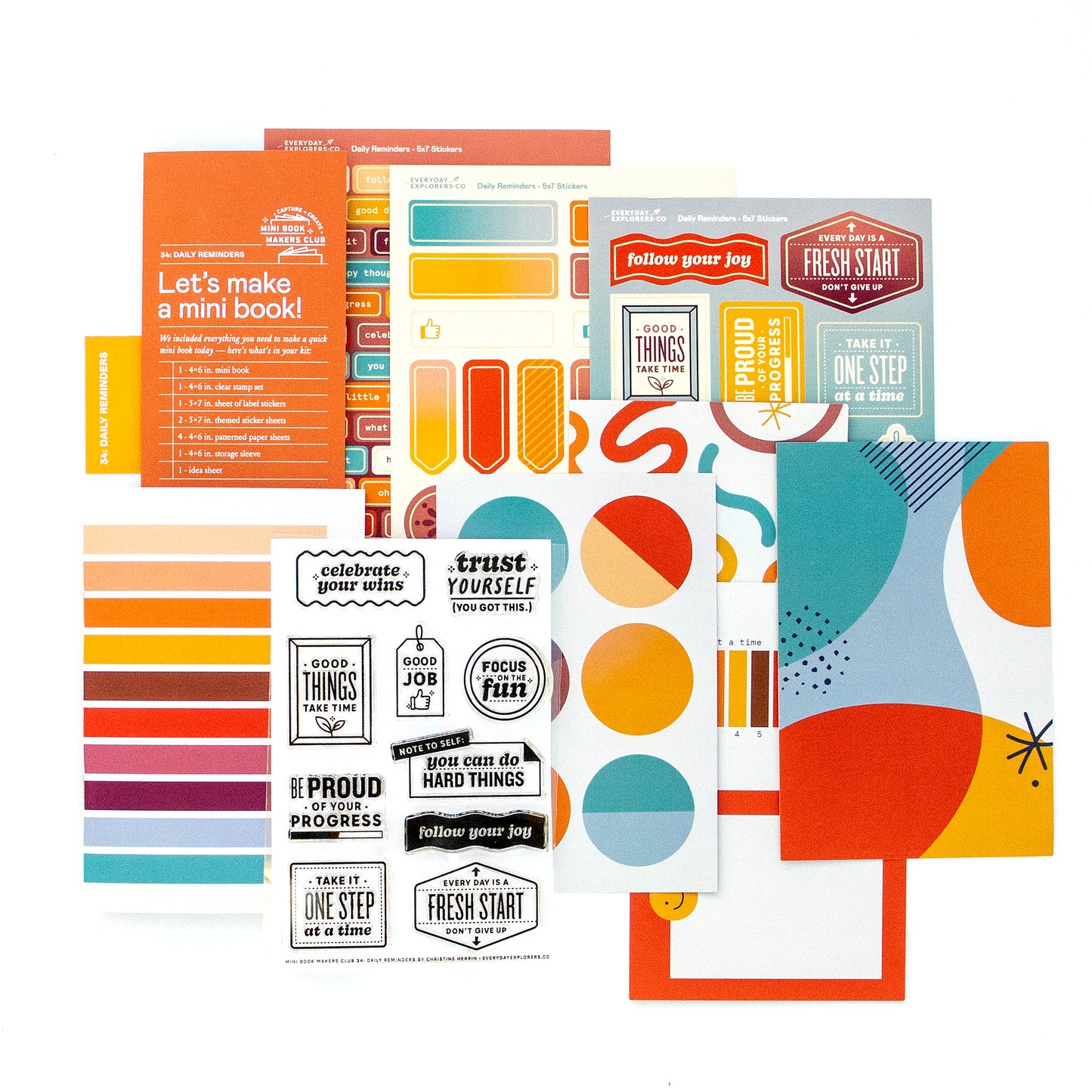 Mini Book Makers Club 34: Daily Reminders (January 2024)