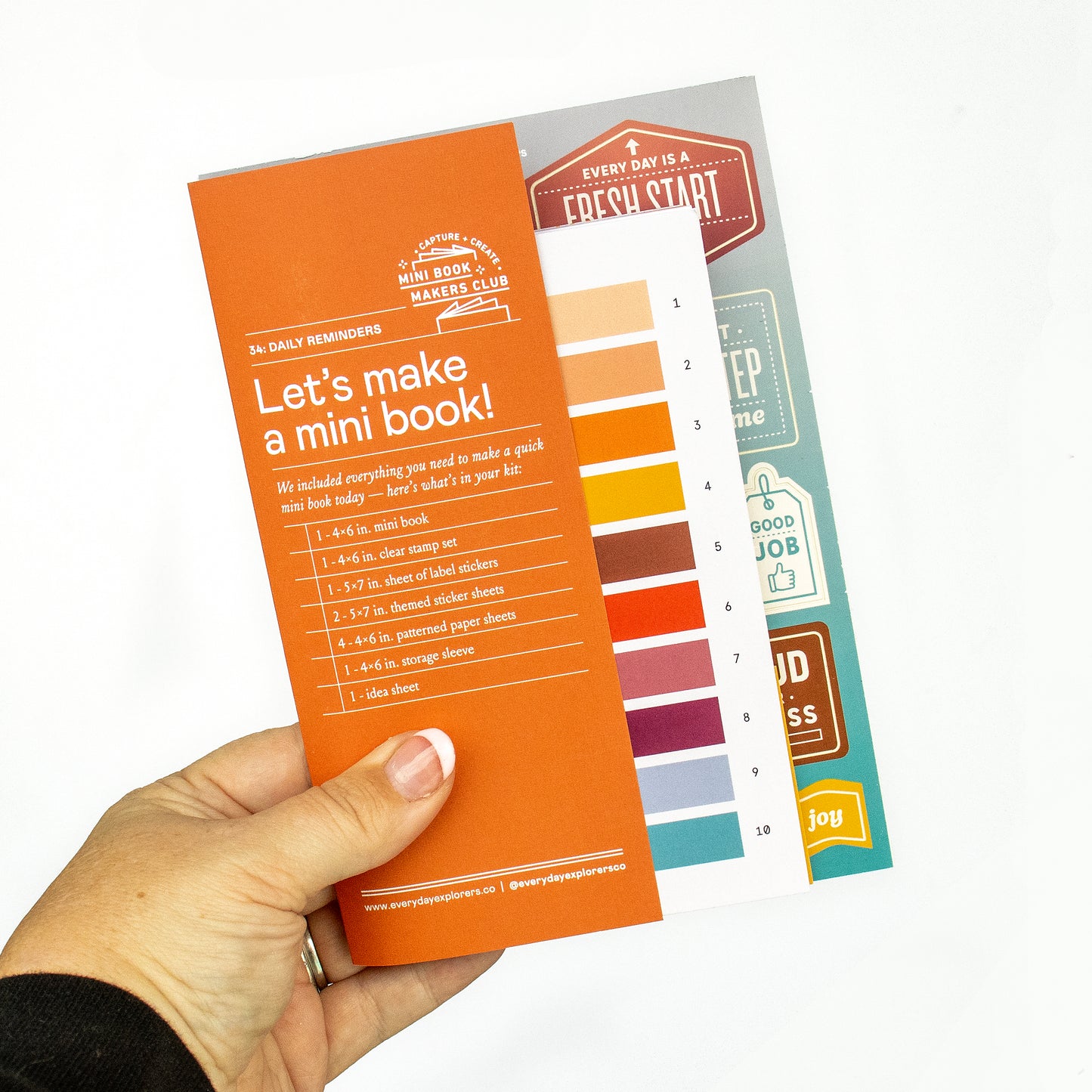 Mini Book Makers Club 34: Daily Reminders (January 2024)