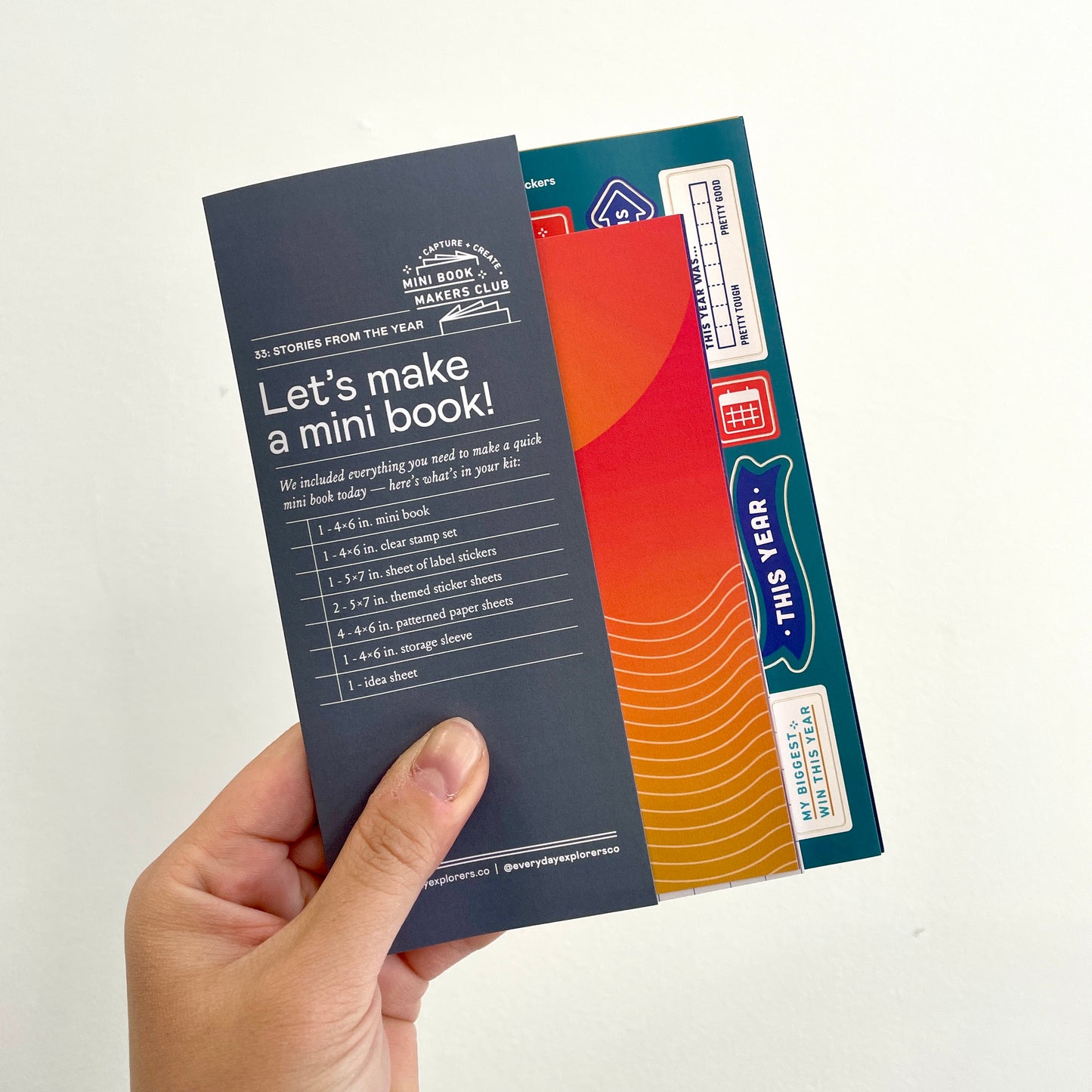 Mini Book Makers Club 33: Stories from the Year (December 2023)