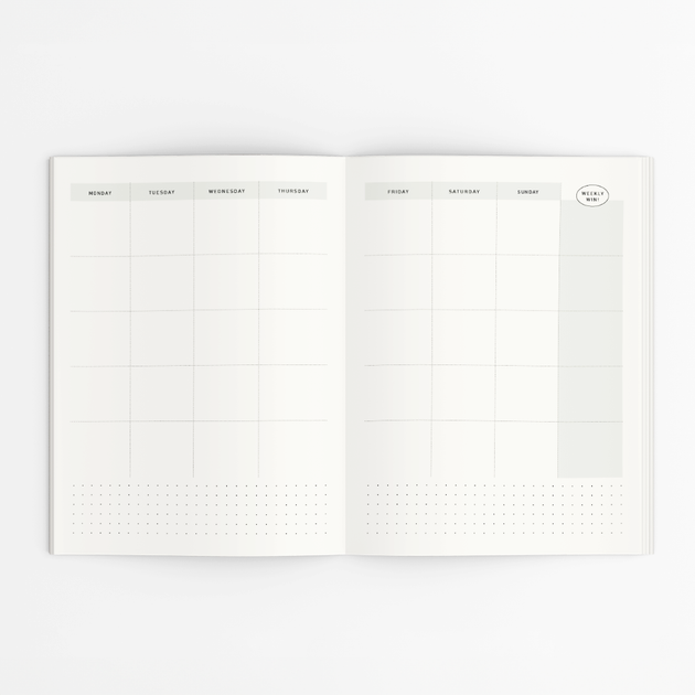 A Year of Big Goals & Everyday Wins (2024) - Undated Planner
