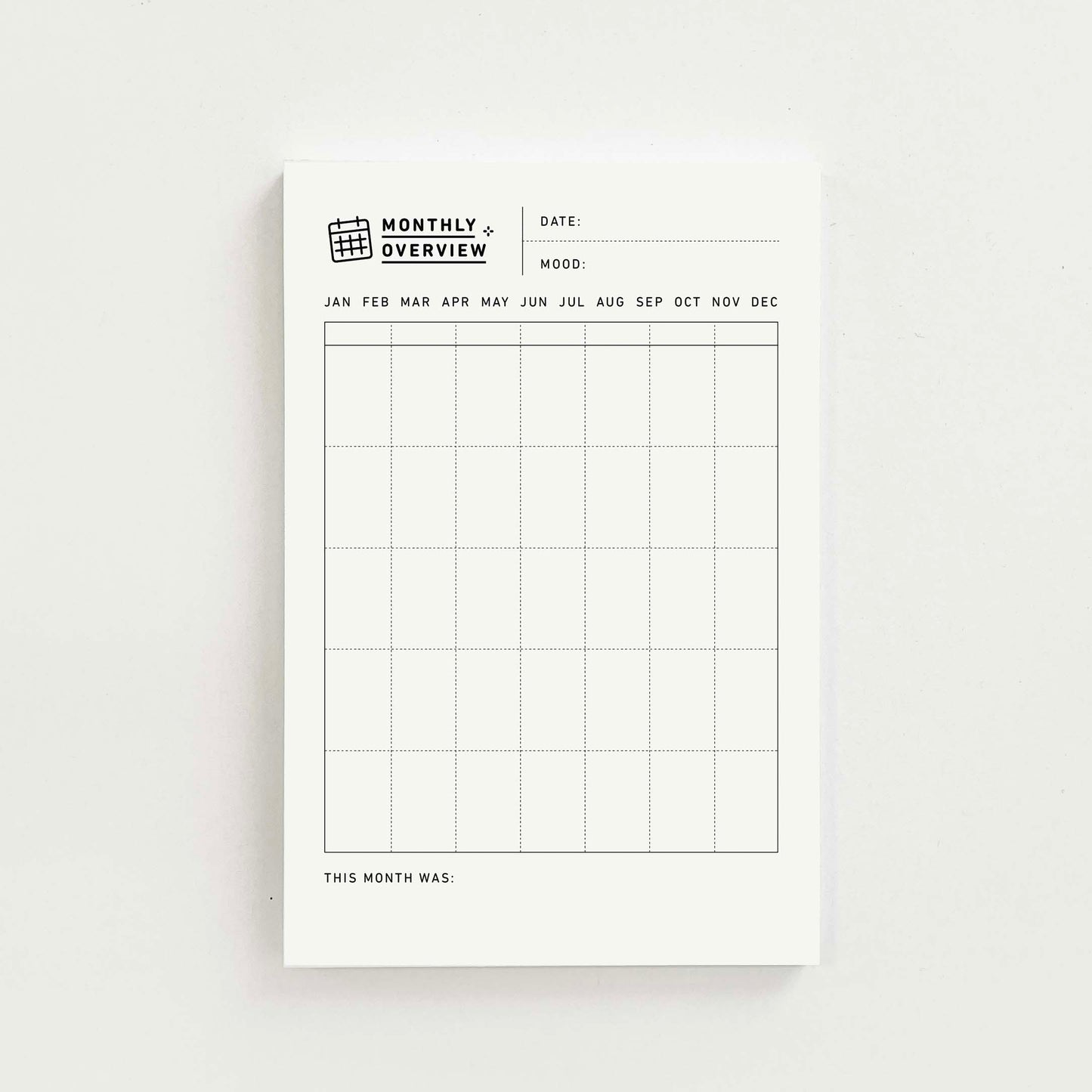 This Month - 4x6 in. Notepad