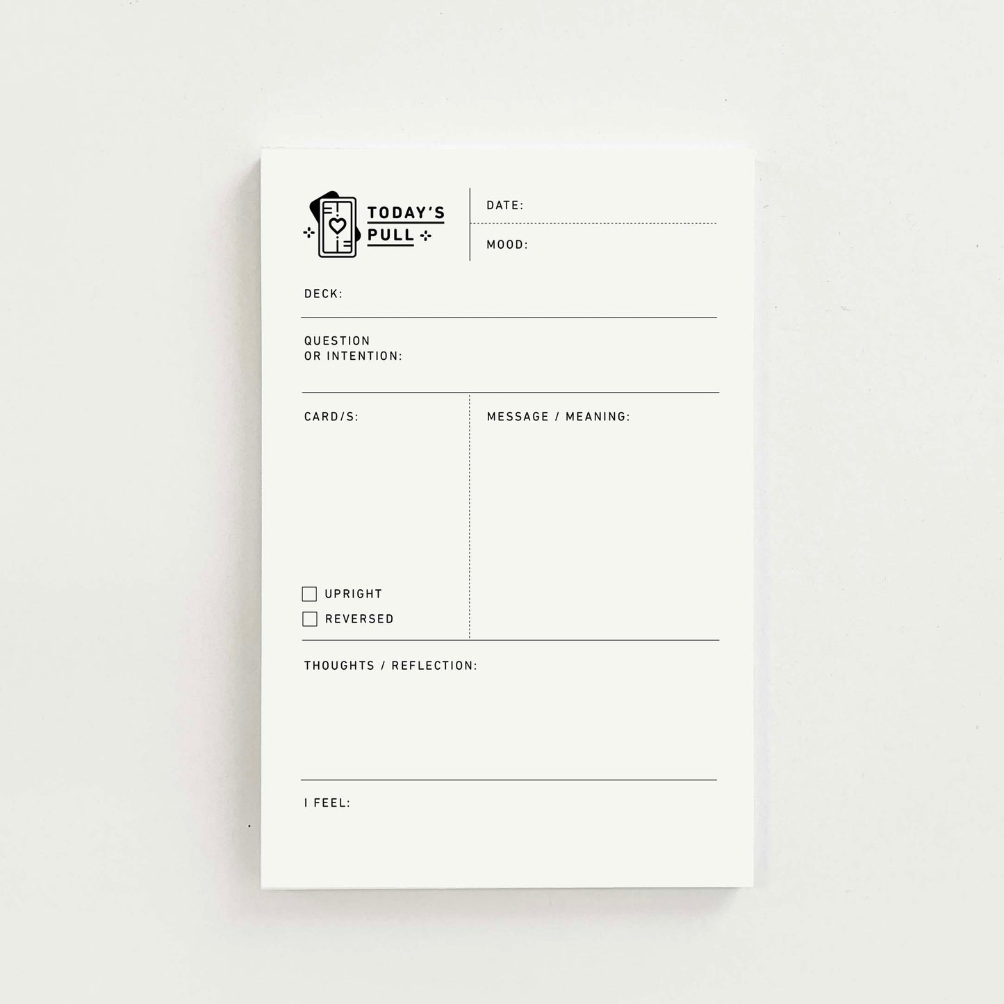 Today's Pull - 4x6 in. Notepad