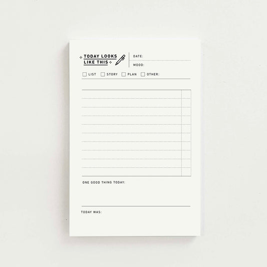 Today - 4x6 in. Notepad