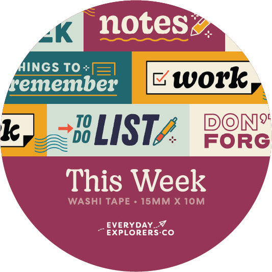 This Week - 15mm Washi Tape