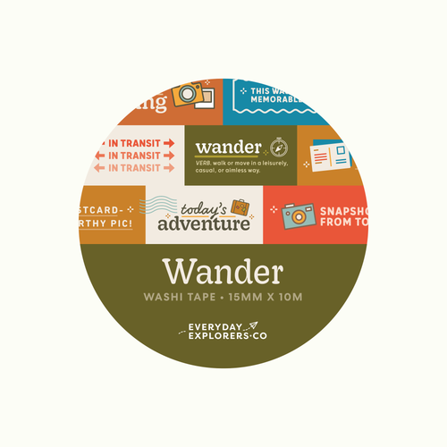 Wander - 15mm Washi Tape