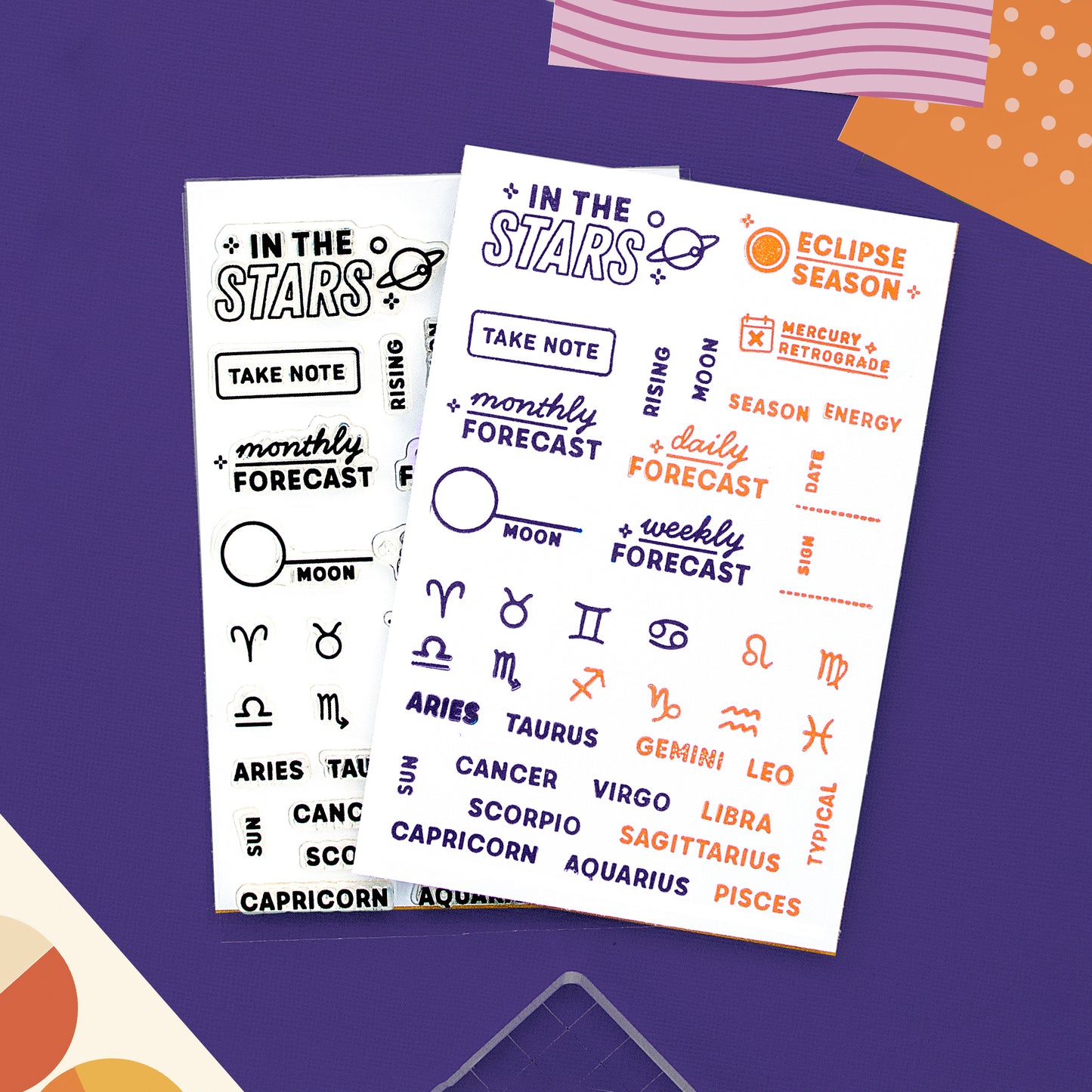 In the Stars - 4x6 Clear Stamp Set