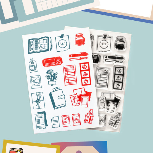 Keepsakes by Marie Lama - 4x6 Clear Stamp Set