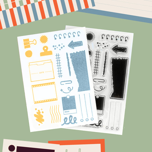 Moodboard - 4x6 Clear Stamp Set