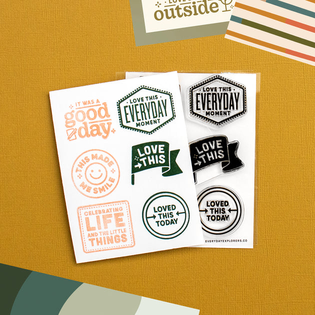 Positivity Passport - 3x4 Clear Stamp Set