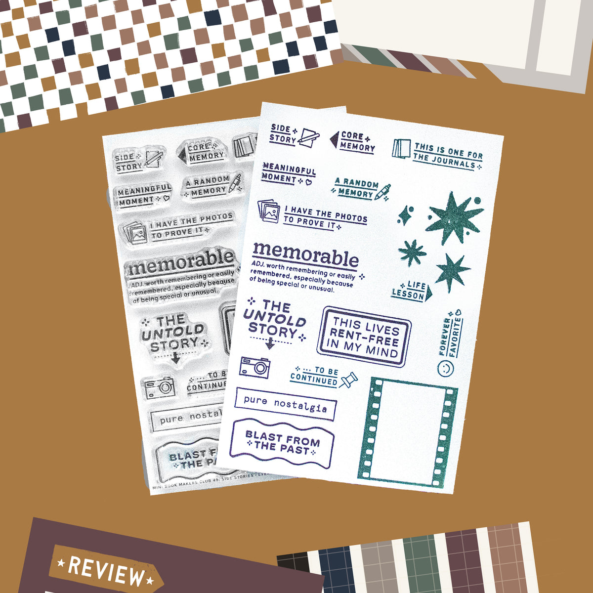 MBMC49: Side Stories - 4x6 Clear Stamp Set