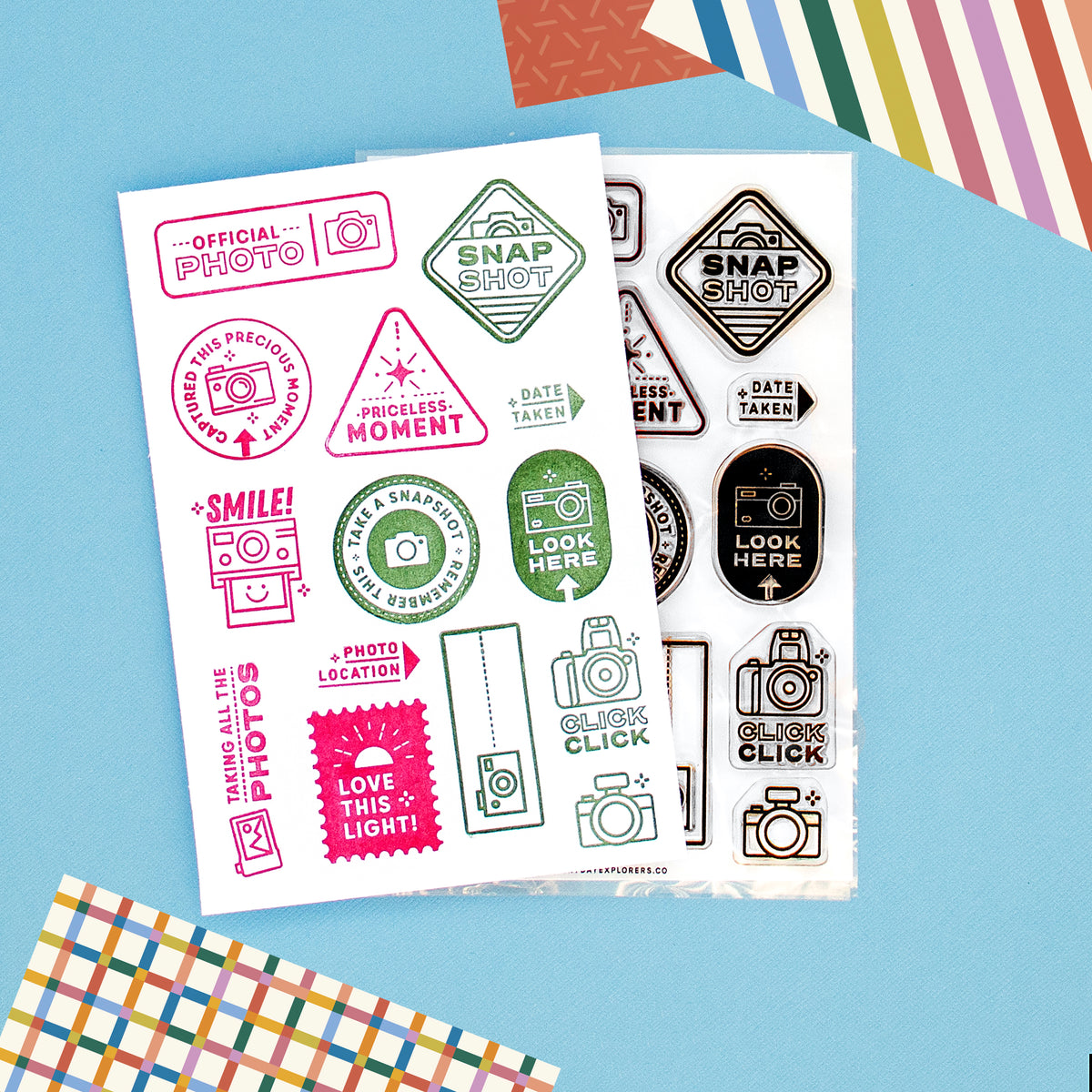 Snapshots - 4x6 Clear Stamp Set