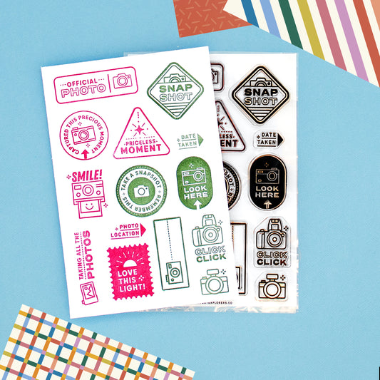 Snapshots - 4x6 Clear Stamp Set