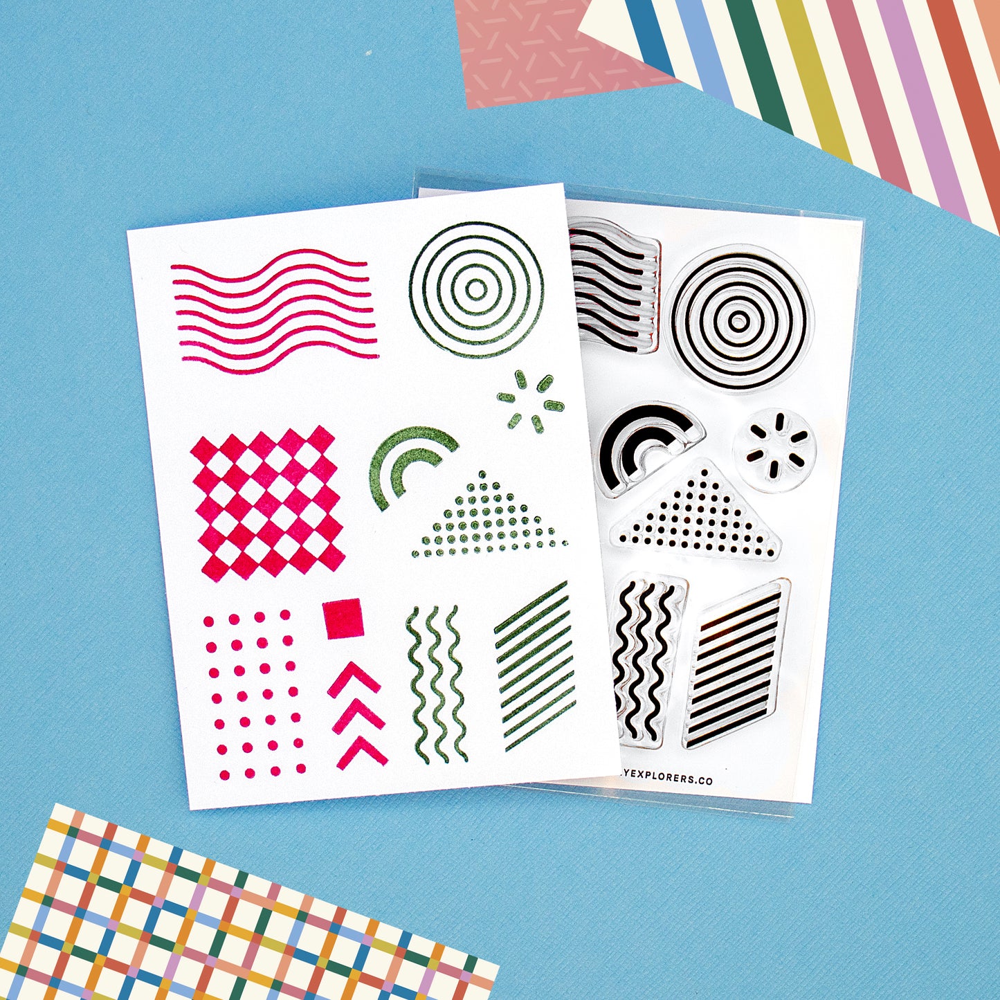 Squiggles - 3x4 Clear Stamp Set