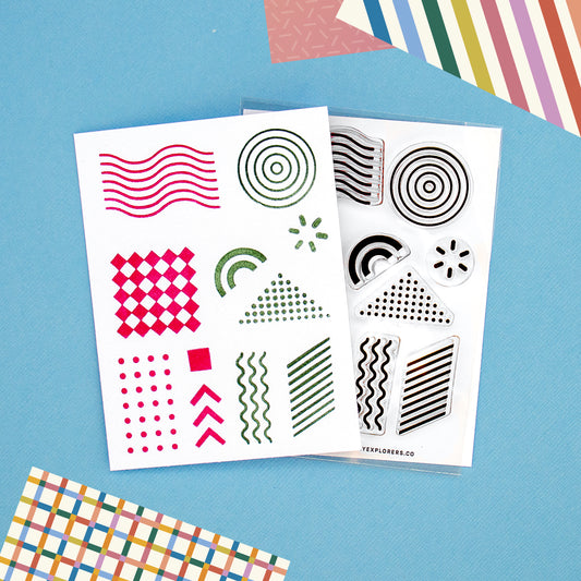 Squiggles - 3x4 Clear Stamp Set