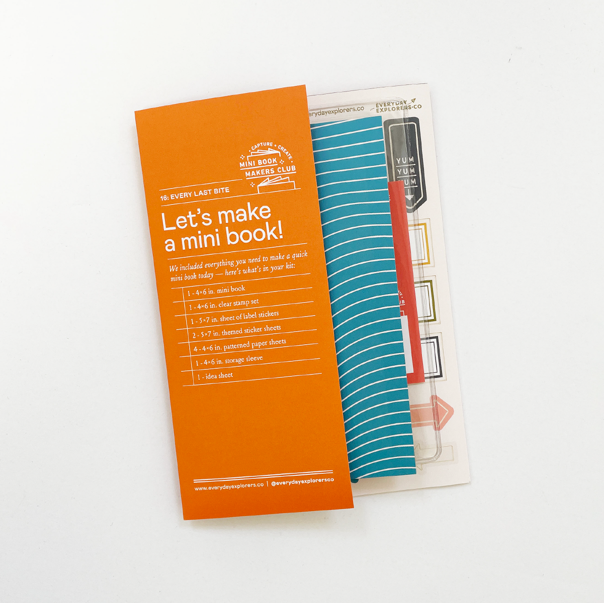 Mini Book Makers Club Kit 16: Every Last Bite