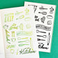 Let’s Eat by Abbey Sy - 4x6 Clear Stamp Set