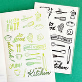 Let’s Eat by Abbey Sy - 4x6 Clear Stamp Set