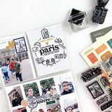 Passport: Paris - 4x6 Clear Stamp Set
