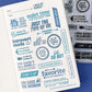 Ambivert Life - 4x6 Clear Stamp Set