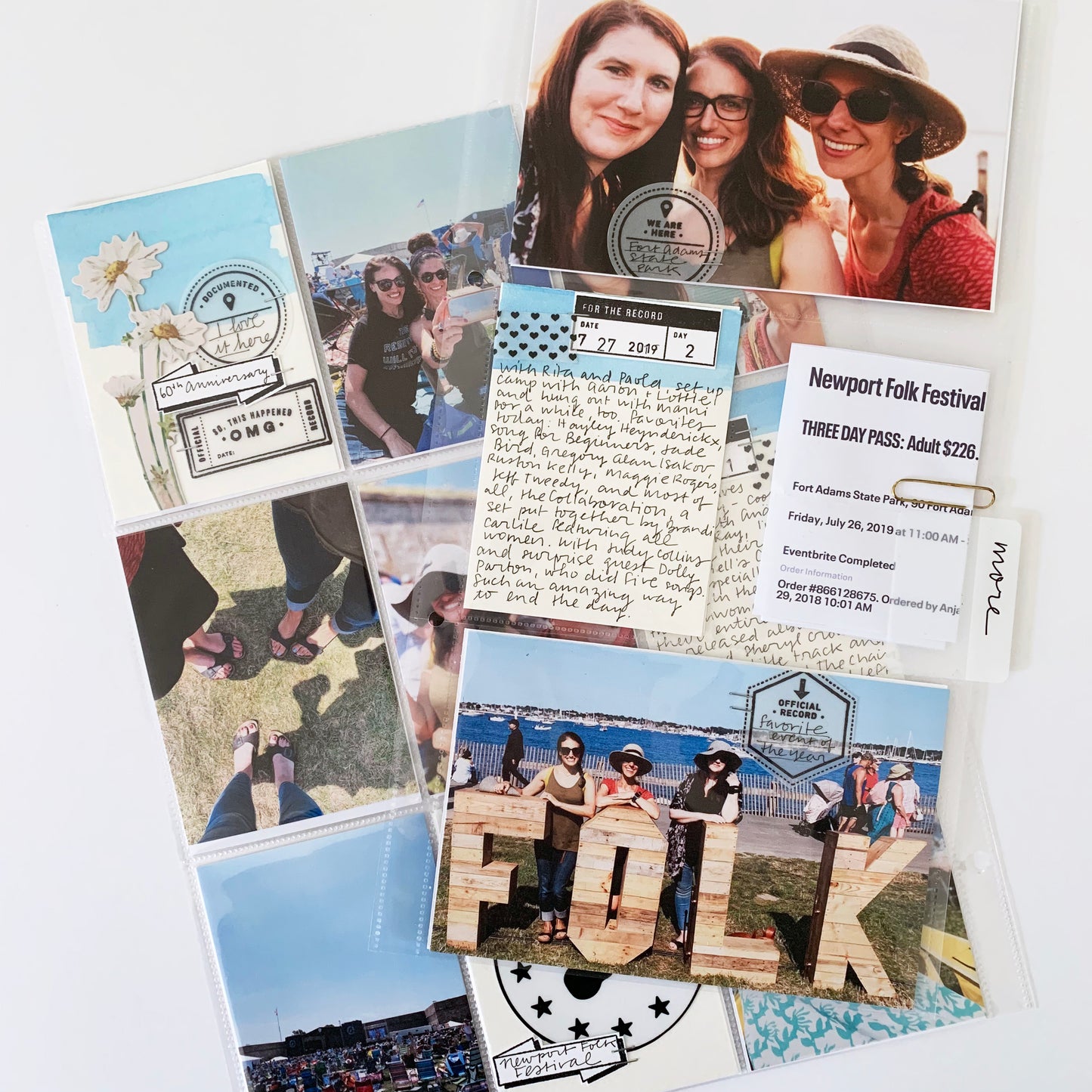 Official Record - 4x6 Clear Stamp Set