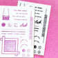 Captured by Kari Stiles - 4x6 Clear Stamp Set