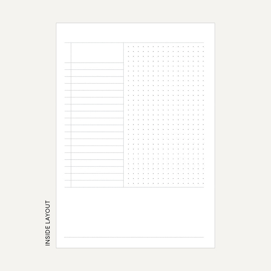 Format Series Journals: Schedule - A5 Journal