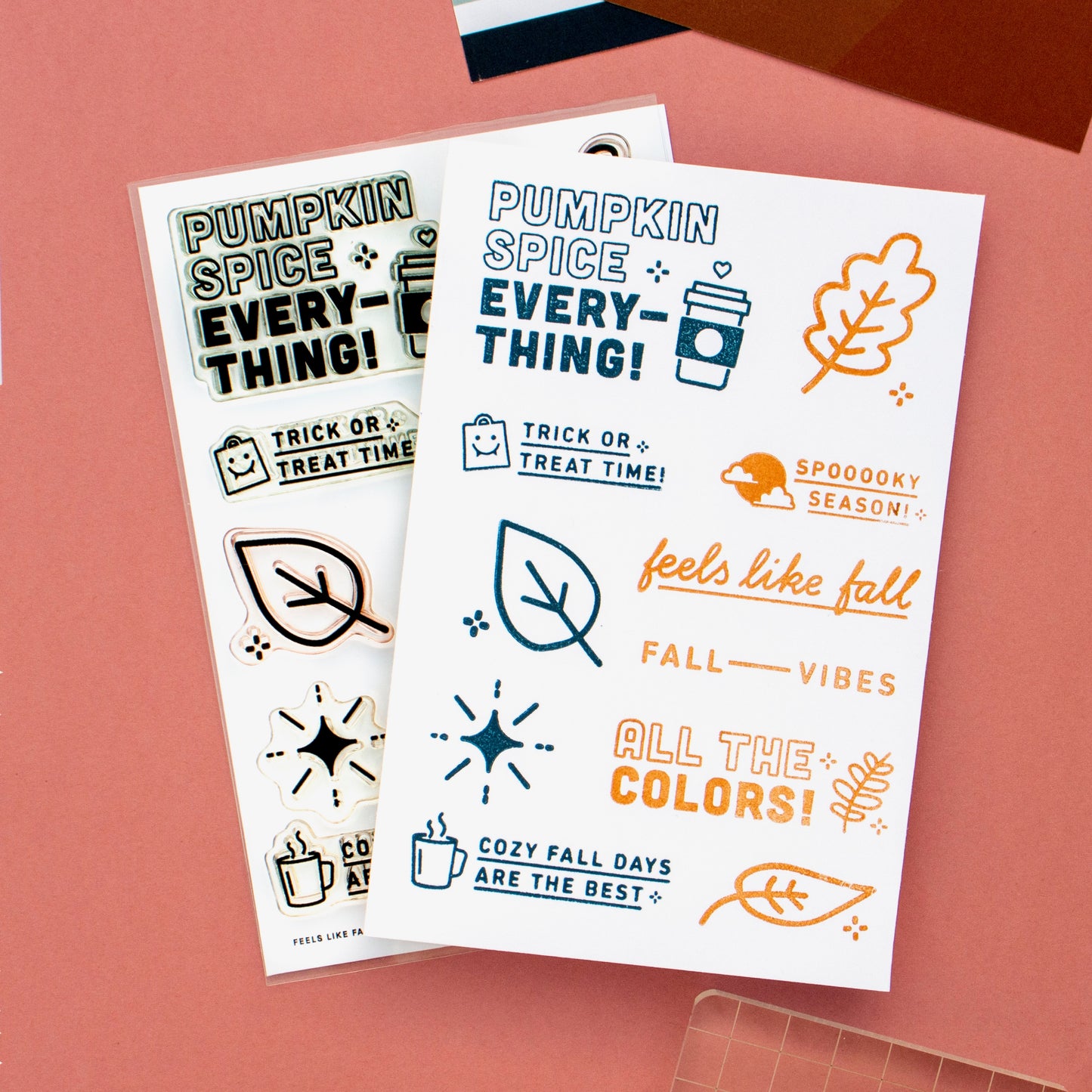 Feels Like Fall - 4x6 Clear Stamp Set